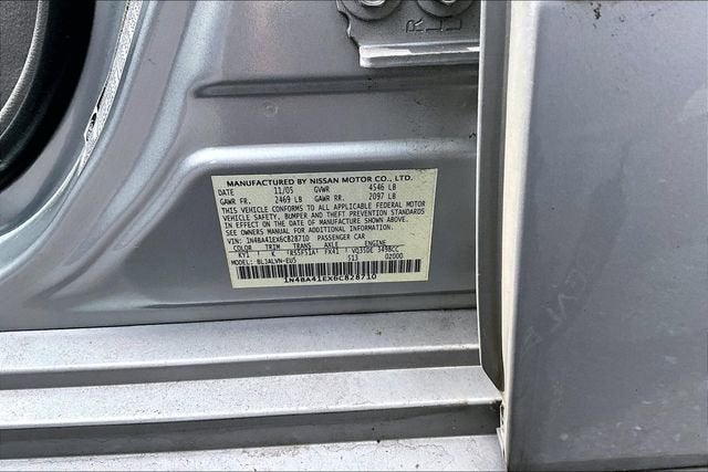 2006 Nissan Maxima 3.5 SE