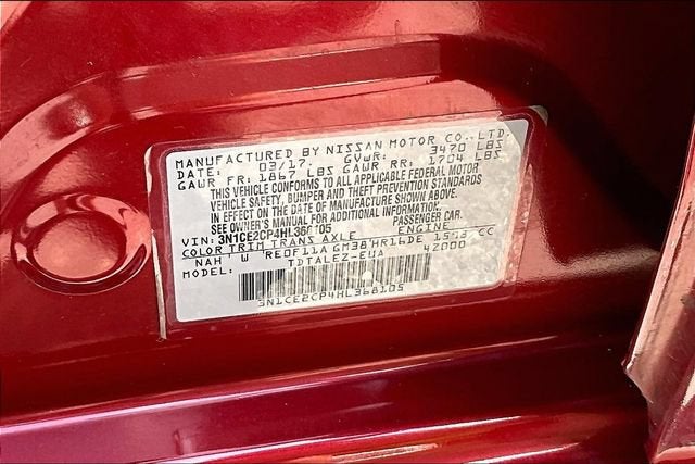 2017 Nissan Versa Note SL