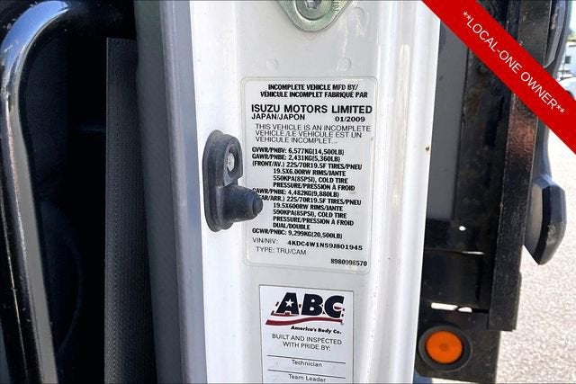 2009 GMC W4500 HD GAS REG IBT PWL