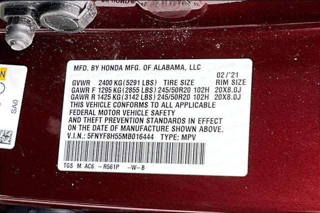 2021 Honda Passport EX-L